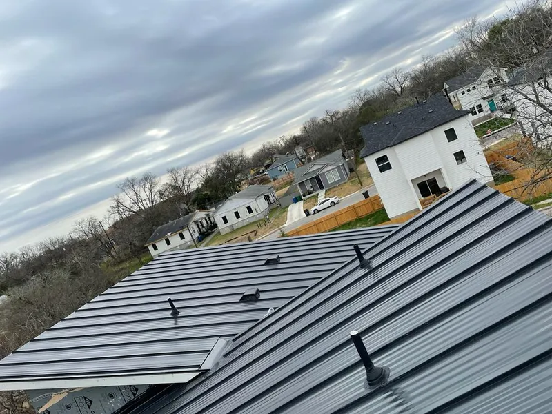 Standing seam metal roof panels with vents for Skylight Repair in Berkley